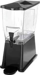 Beverage Dispenser Single 6 Gal Black