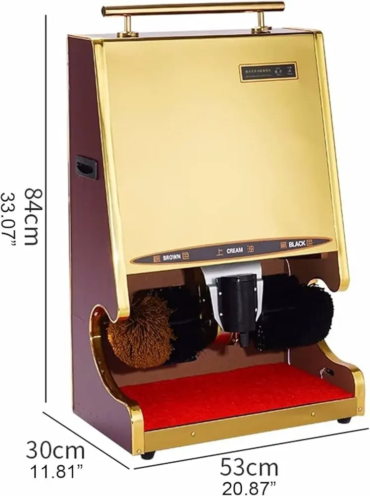 large Shoe Polishing Machine Gold