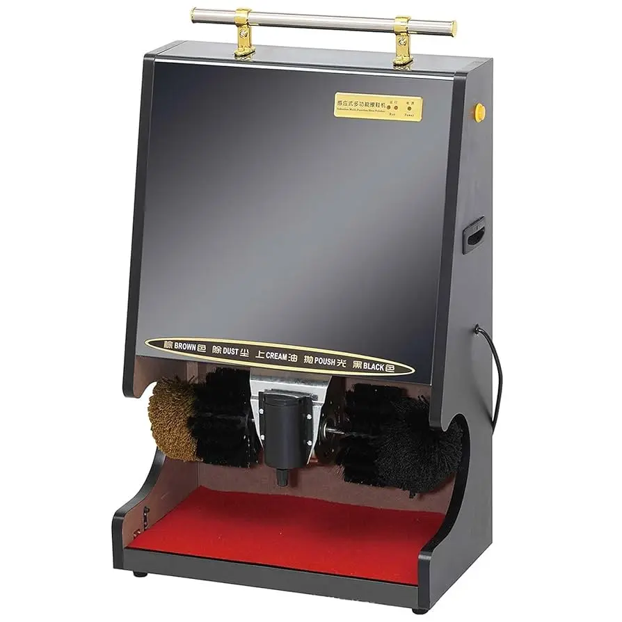 large Shoe Polishing Machine Black