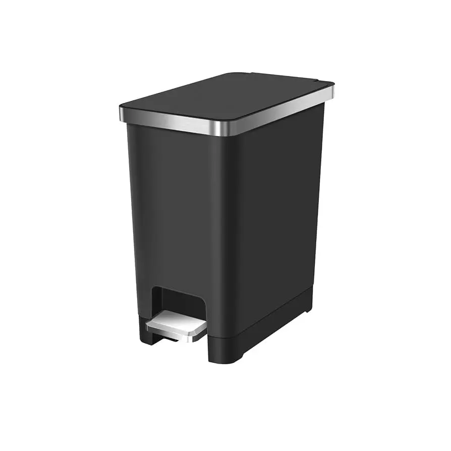 Eko plastic basket with pedal 30 litre