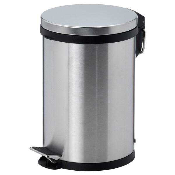 [باسكيت استنالس 40 لتر] 40L Stainless Steel Trash Bin