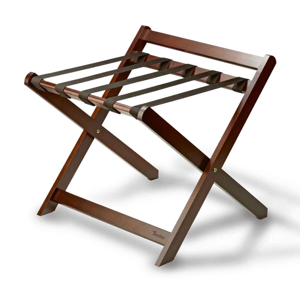 Wooden Hotel Luggage Rack