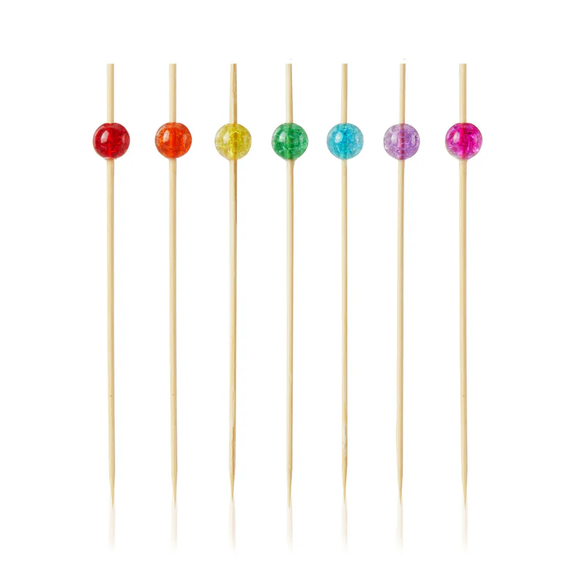 [خلة ديكوريشن كرات ملونة 12 سم (MTS)] MTS Bamboo Color ball picks 12cm
