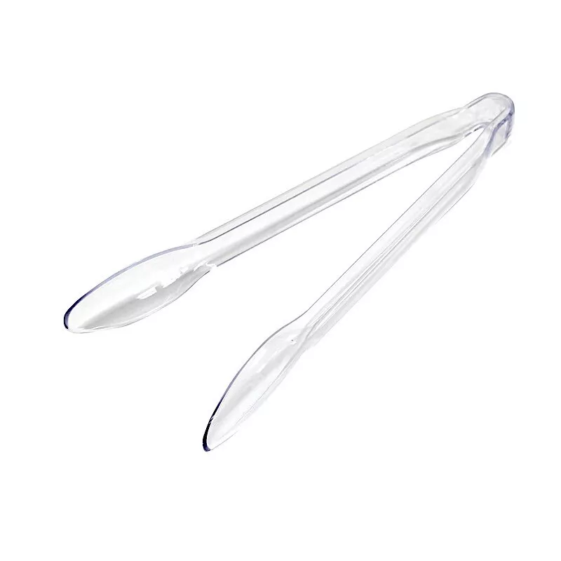[9” FLAT TONG, PC, CLEAR ماسك لحوم 9 بوصة شفاف] JIWINS Import / Food and Beverage / TONG P-007
