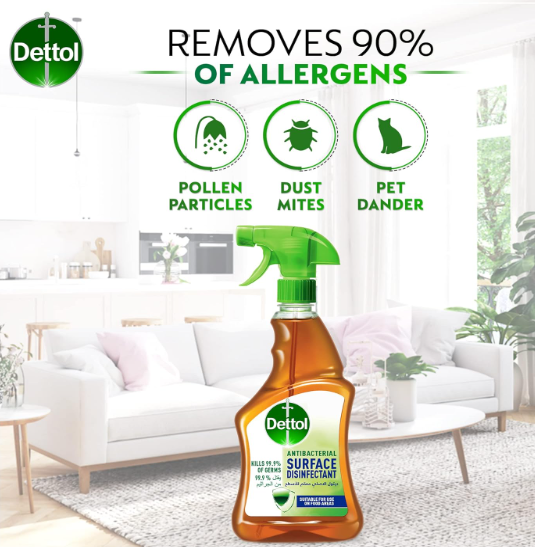 [ديتول 500 مللي بخاخة ] Dettol Spray 500 ml