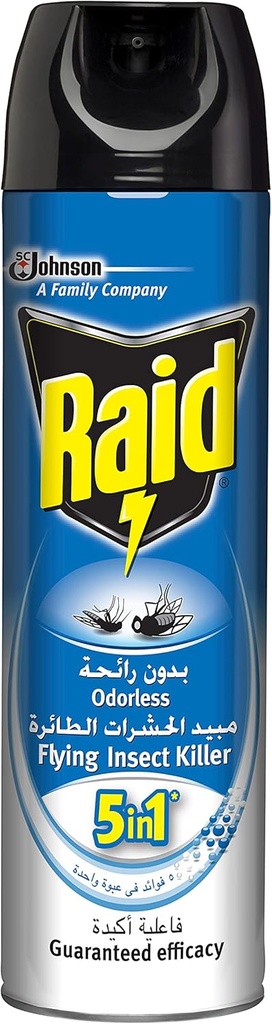 [ريد الأزرق 400 مللي ] Raid Insect Killer Blue Large 400 ml