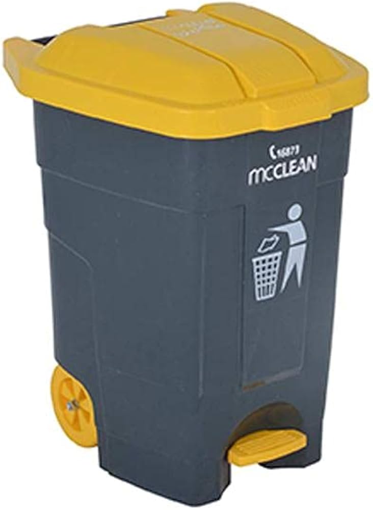 [زبالة 80 لتر بدواسة (ماكلين)] Mcclean 80 liter with Pedal