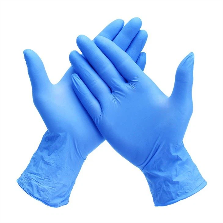 [جوانتي طبي ازرق ] Blue Nitrile Gloves