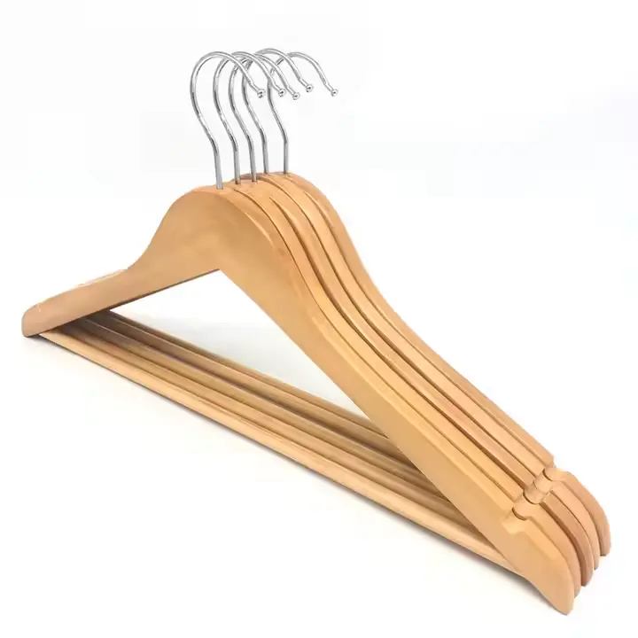 [شماعة خشب رجالي مع هوك] Wooden Hanger - Men with Hook