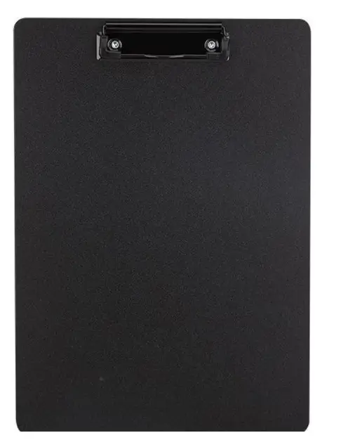 Clipboard paper plan sheet