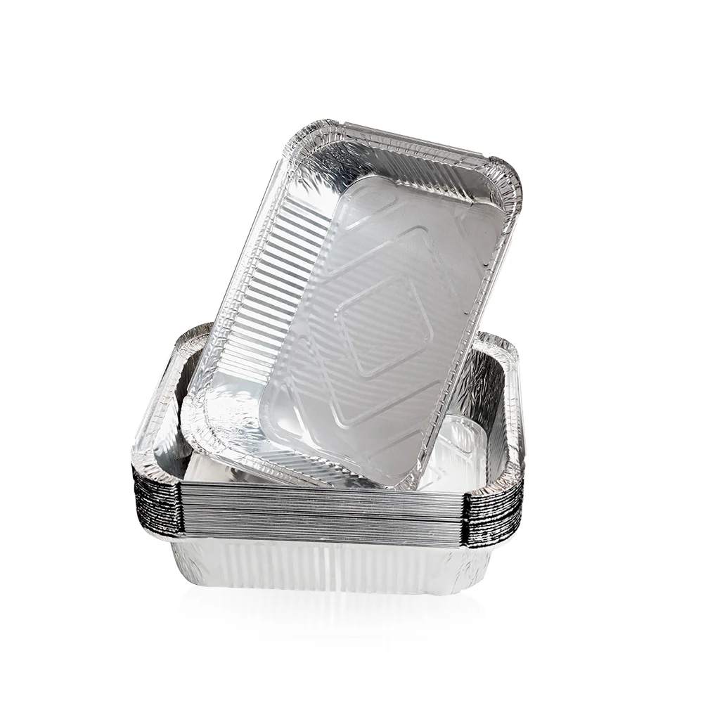 [طبق مستطيل كبير (1850) * 300] E- Aluminium Dish Rectangle Large 1850