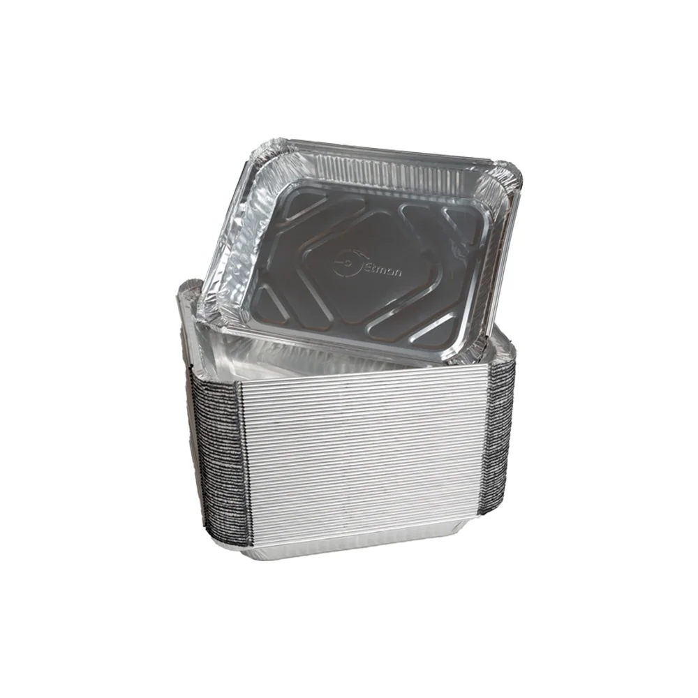 [طبق مستطيل (2400) * 200] E- Aluminium Dish Rectangle XL 2400