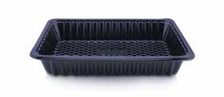 K- PET ABSORBING TRAY - BLACK 1/2 KG