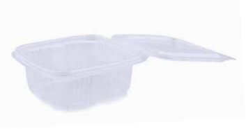 [علبة مفصلى 6 اونز  مربع  كرنو*600  SH-1A PET] K- 6 OZ Square Tray