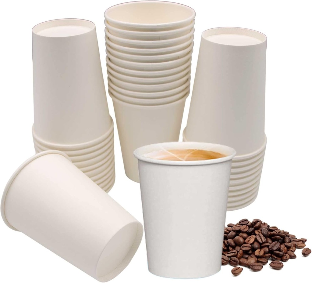 [كوب ورق 8 اونز ابيض (ايجيبت باك)] Smart 8 Oz White