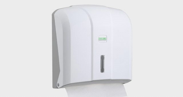 Vialli - Z FOLDED PAPER TOWEL DISP. CAP:300 (white/transparent)