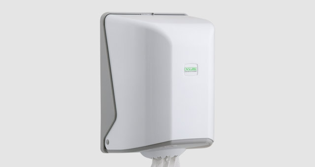 [ديسبنسر رول مطبخ فيالي  ابيض] Vialli - CENTERFEED WIPER PAPER TOWEL DISP 1.5 kg (White)