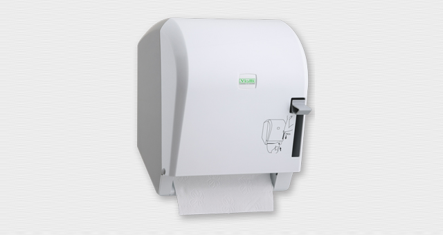 Vialli - ROLL PAPER TOWEL DISPENSER WHITE  PTC - K8