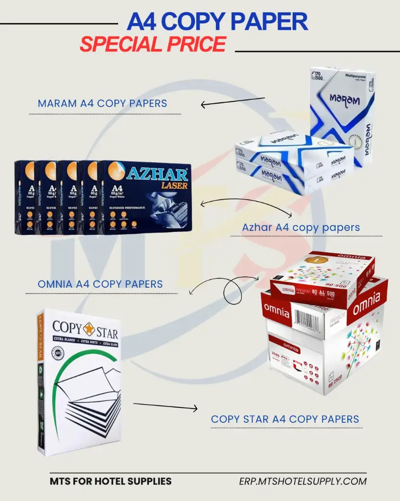 [ورق تصوير 80 جرام مالتي اوفيس] Printing Paper A4 80 gm (Multi Office)