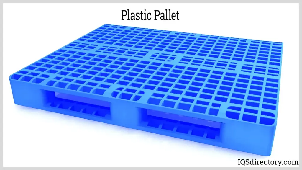 [طبلية بلاستيك مخرمه ازرق مدعمه] Filling Plastic Pallet (Yes)