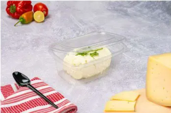 [عبوة مفصلية مستطيلة 1000 ملي] Ft- Salad /Rectangle 1000 ml Hinged HREC 1000 ml