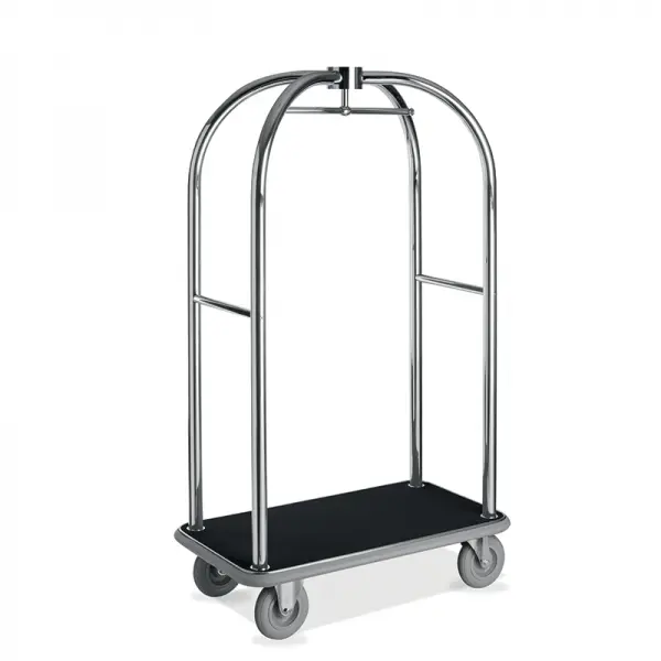 Silver Luggage trolley