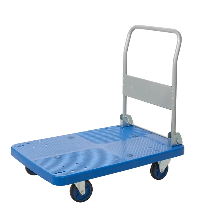 Heavy Duty blue trolley cart