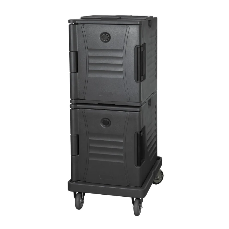 [عربة كبيرة معزولة لحفظ ونقل أوعية الطعام]  Large Insulated Food Transporter 