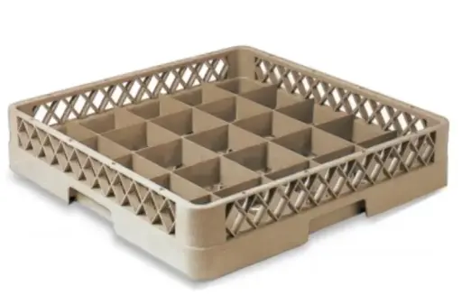 [25-COMPT. STANDARD EXTENDER BEIGE, JIWINS تعلية راك كوب زجاج 25 كوب] JIWINS Food and Beverage Glass Racks JW-253