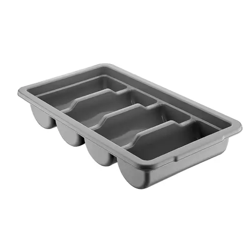 [سيرفيس 4 عين (شوكة ومعلقة وسكينة ومنديل)] Cutlery tray with 4 compartments JW-4C