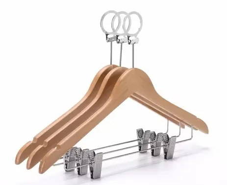[شماعة سيفتي خشبية  - حريمي] Wooden Safety Hanger - Women