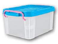 [علبة ثلاجة بلاستيك سندريلا 4 كبيرة (الهلال والنجمة)] Plastic Fridge Container Cinderella 4 Large