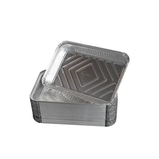 [طبق مستطيل كبير (1980) * 300] E- Aluminium Dish Rectangle Large 1980