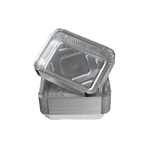 [طبق مستطيل كبير (600/45)] E- Aluminium Dish Rectangle Large 600/45