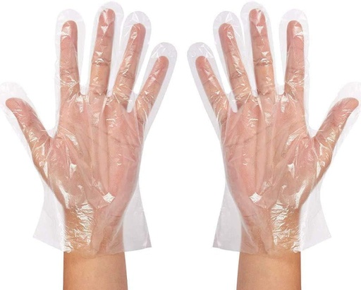[باكت جوانتي شفاف *2] Transparent Gloves (Case of 2)