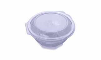 [عبوة مفصلية مستديرةPETمفصلي 250مم كرنو*300RH2] K-Salad 250 ml
