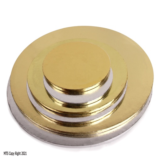 [قواعد تورتة ذهبية مقاسات (بالكيلو)] Aluminium Cake Board Gold 