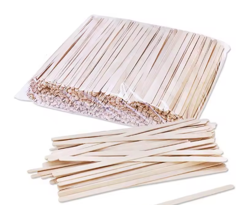 [قلاب كابتشينو خشب - 1000 قطعة] Wooden Cappuccino Stirrer - 1000 pcs