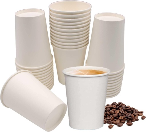 [كوب ورق 8 اونز ابيض (ايجيبت باك)] EP-  Paper Cup 8 Oz White