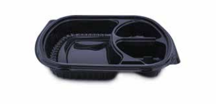[طبق ميكرويف بالغطاء 3 عين كرنو*200  RLB-3 + LRLB-3] K- Microwave Plates with cover 3 Parts