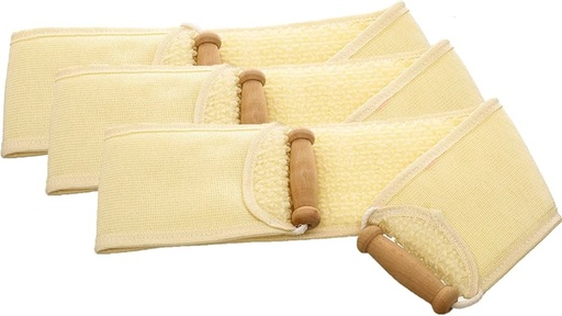 [ليفة وجه ووجه محلي بالمقبض (الفرسان)] Local Double-Sided Scrubber with Handle  